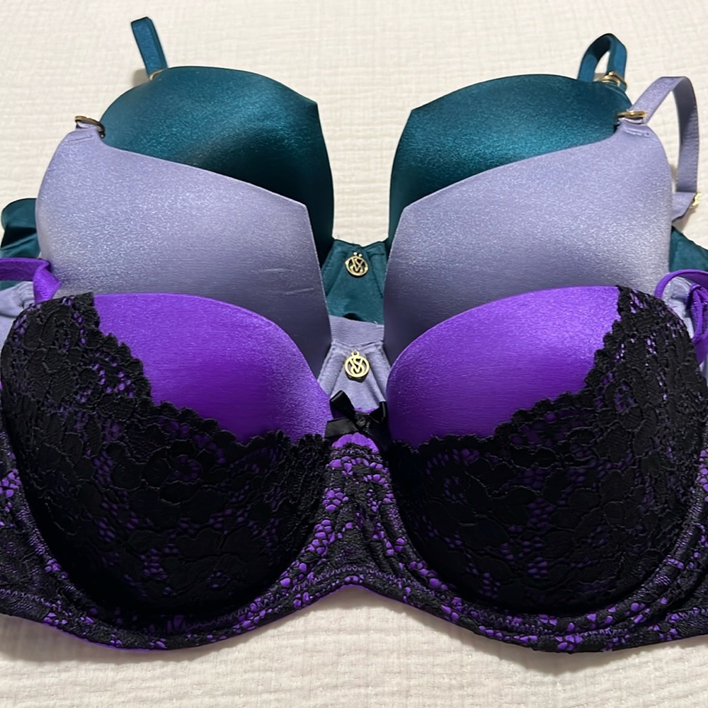 Set of three. Victoria’s Secret balconet 34C bras